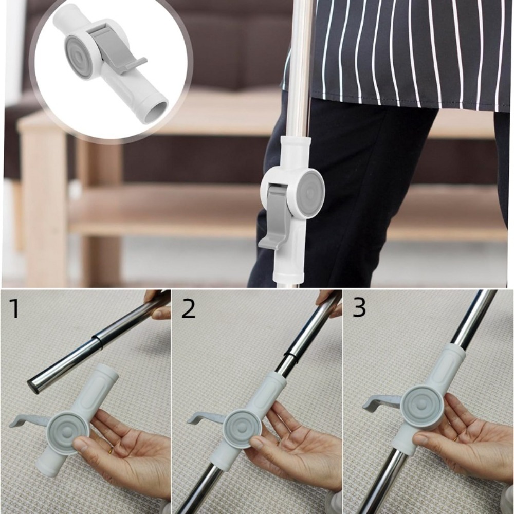 2PCS Universal Spin Mop Telesc - Fishing Rod Spinning ulasan dan harga