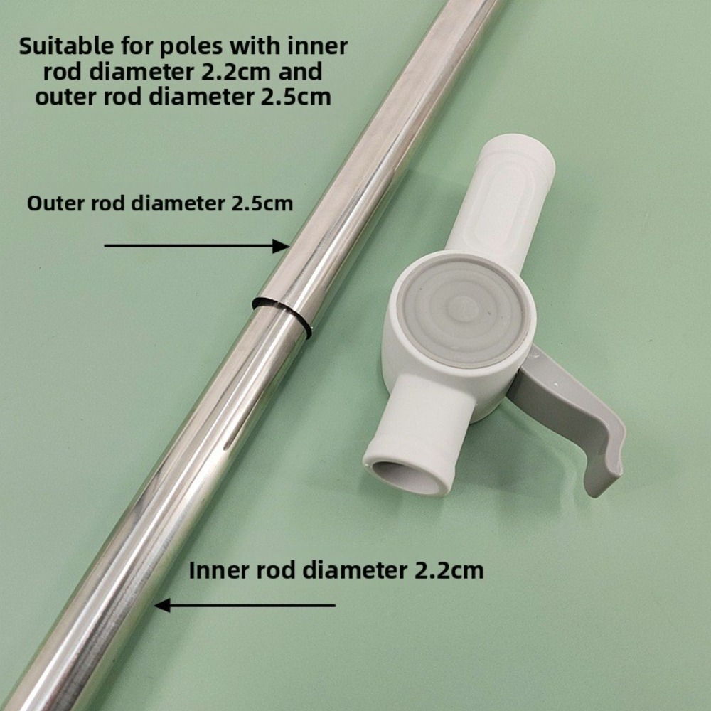 2PCS Universal Spin Mop Telesc - Fishing Rod Spinning ulasan dan harga