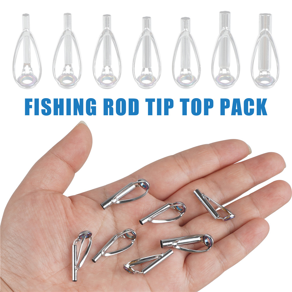 10Pcs Fishing Rod Guide Tips R - Fishing Rod Surf ulasan dan harga
